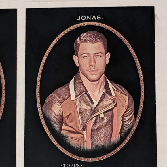 NICK JONAS Brothers 2017 Topps Allen & Ginter X Black Border Parallel #214 Cards - Picture 5 of 12